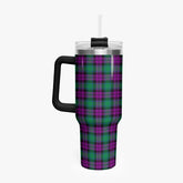 MacArthur - Milton Tartan Crest 40 oz Insulated Tumbler with Handle